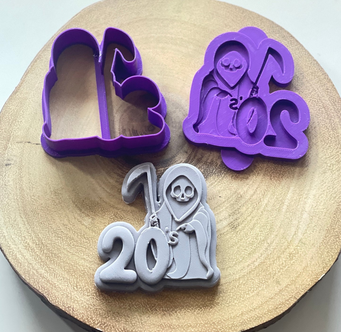 Birthday Grim Reaper | Debosser and Cutter Set.
