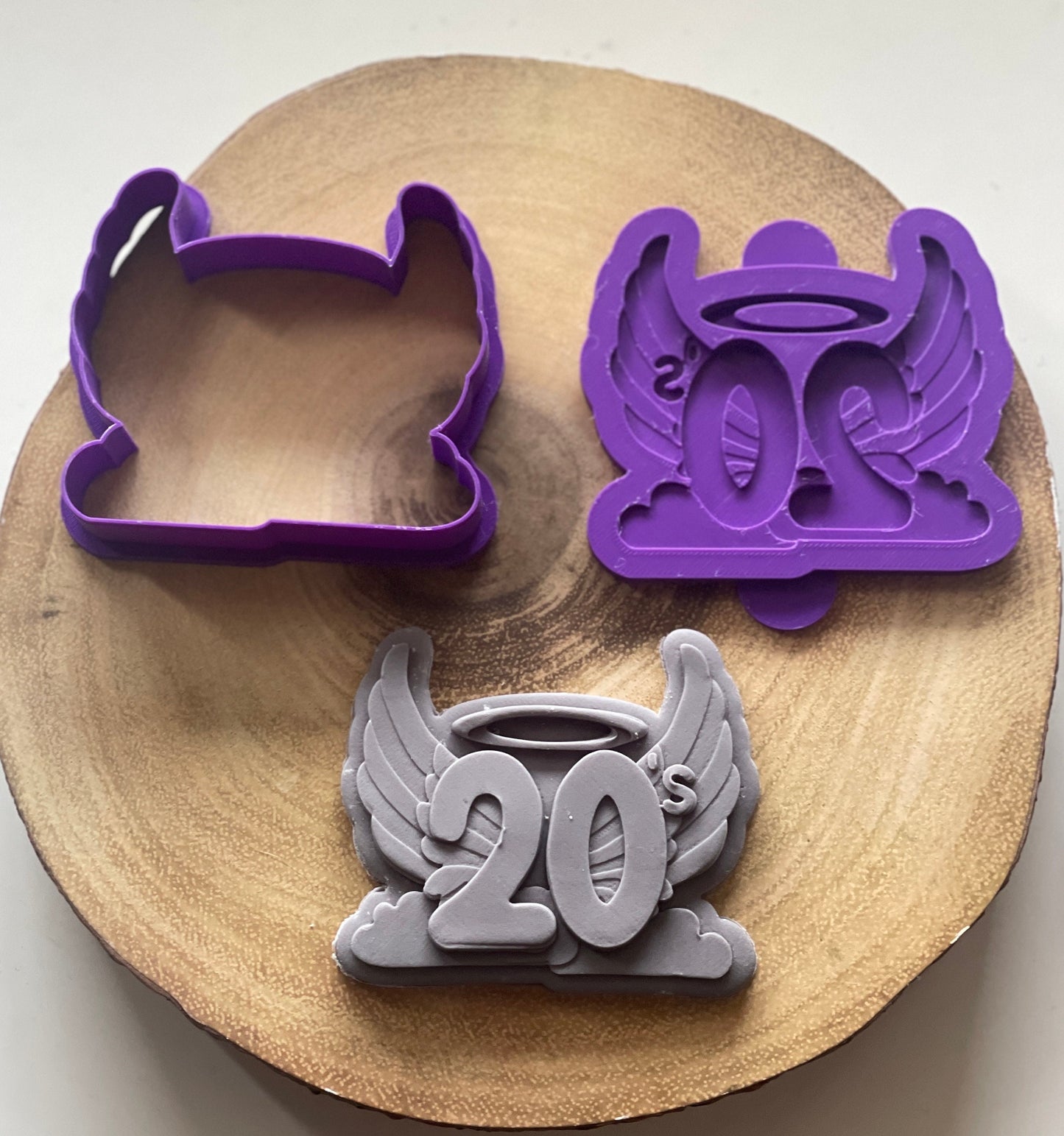 Angel Wings Birthday | Debosser And Cutter Set