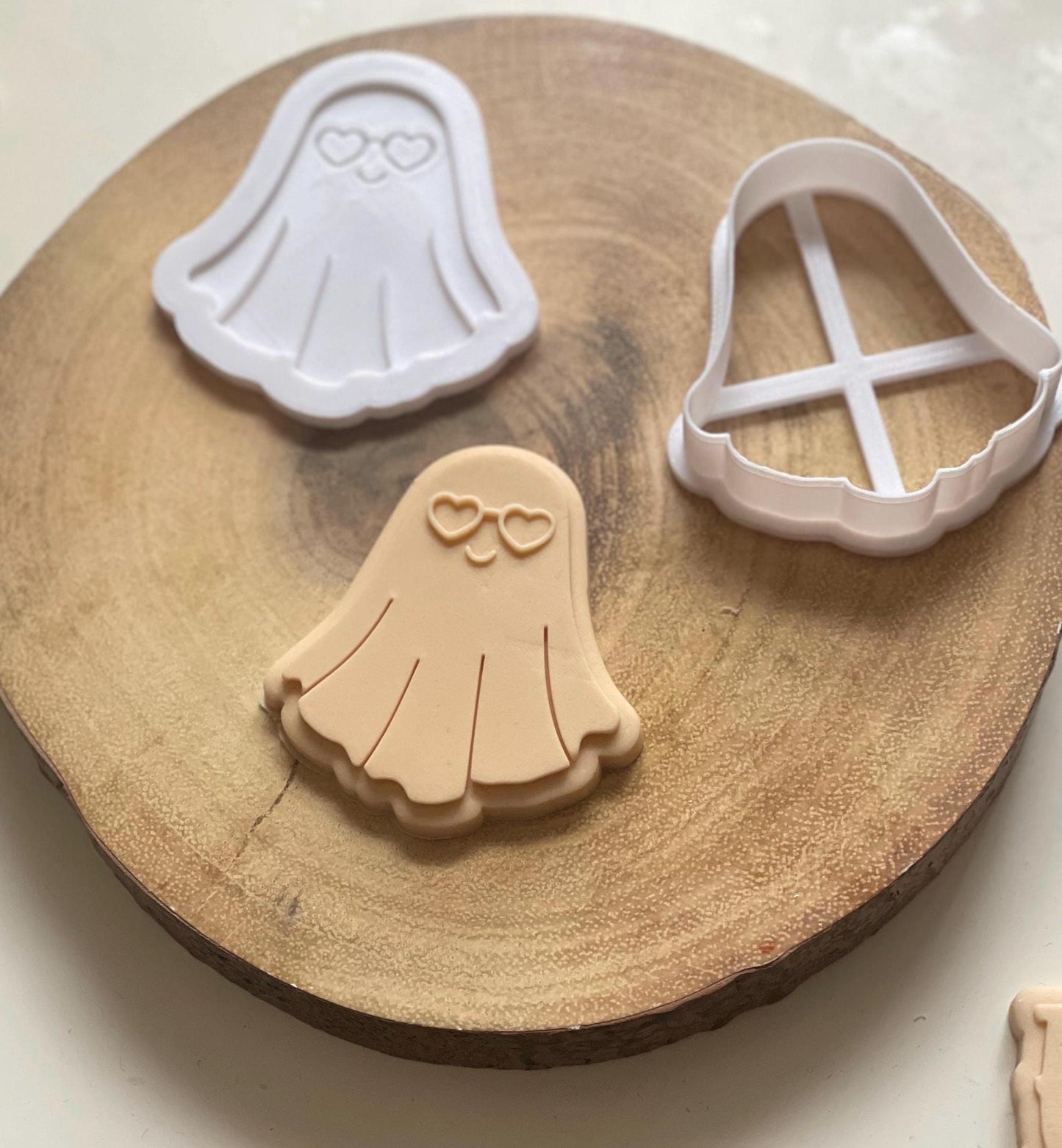 Ghost Wearing Glasses | Debosser And Cutter Set