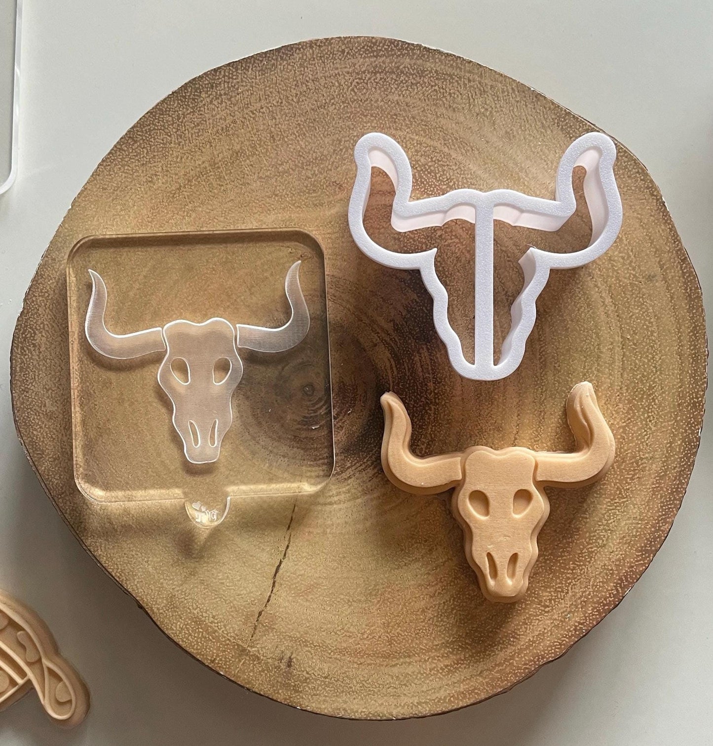 Cowgirl / Cowboy debosser and cutter set for fondant.