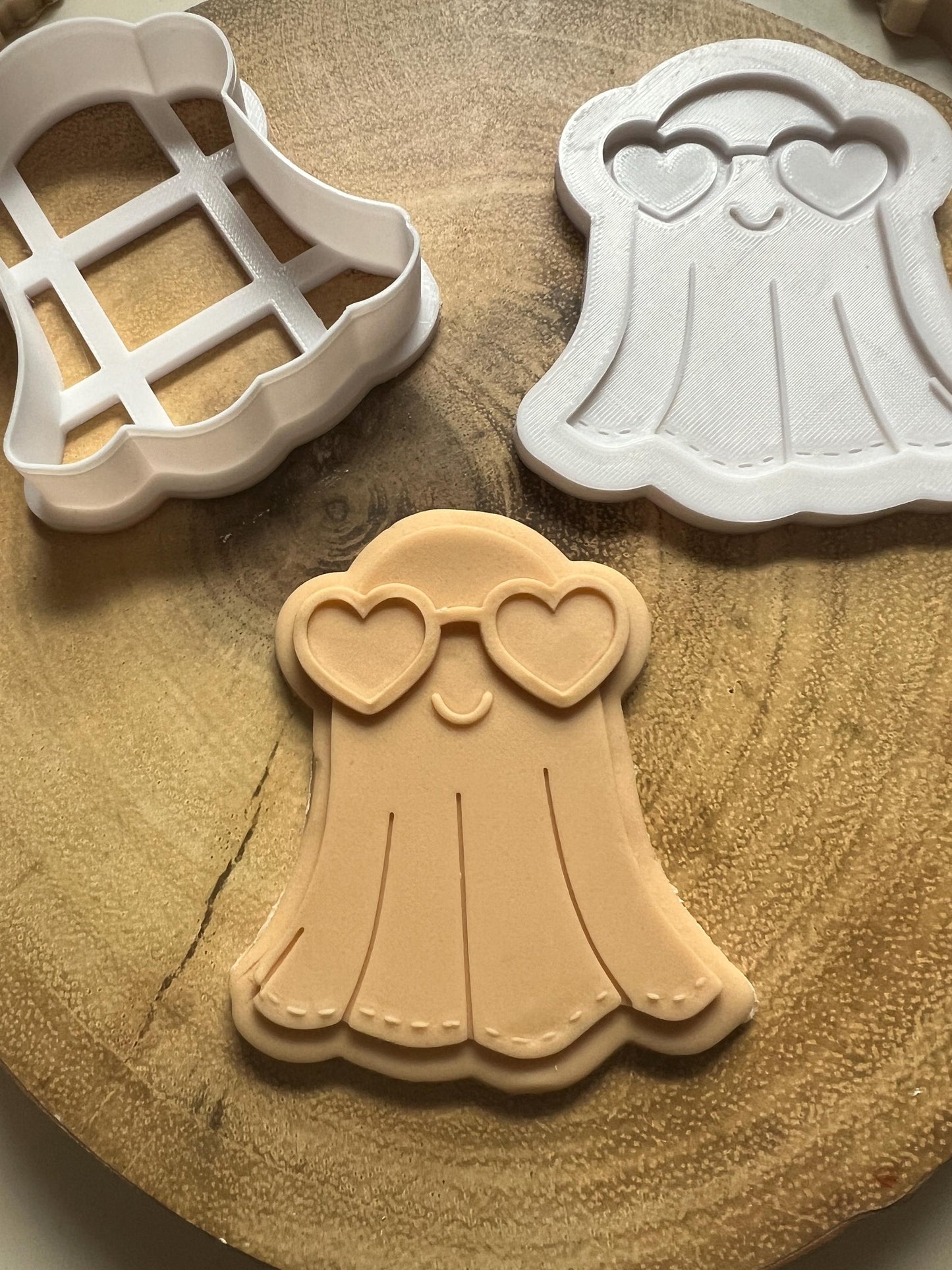 Ghost In Love Heart Sunglasses | Debosser And Cutter Set