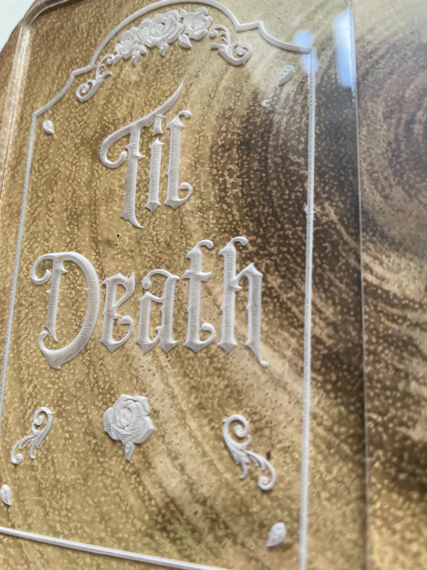 Til Death Debosser / Embosser. Headstone Debosser and Cutter.
