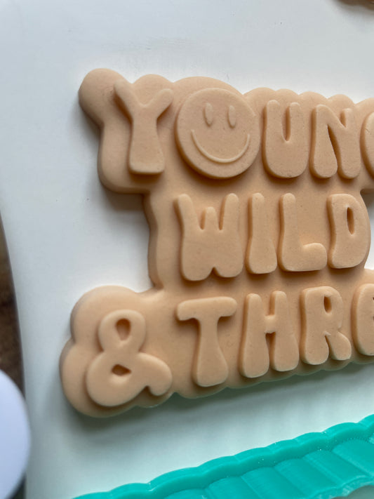 Young Wild & Three | Embosser / Debosser And Cutter Set