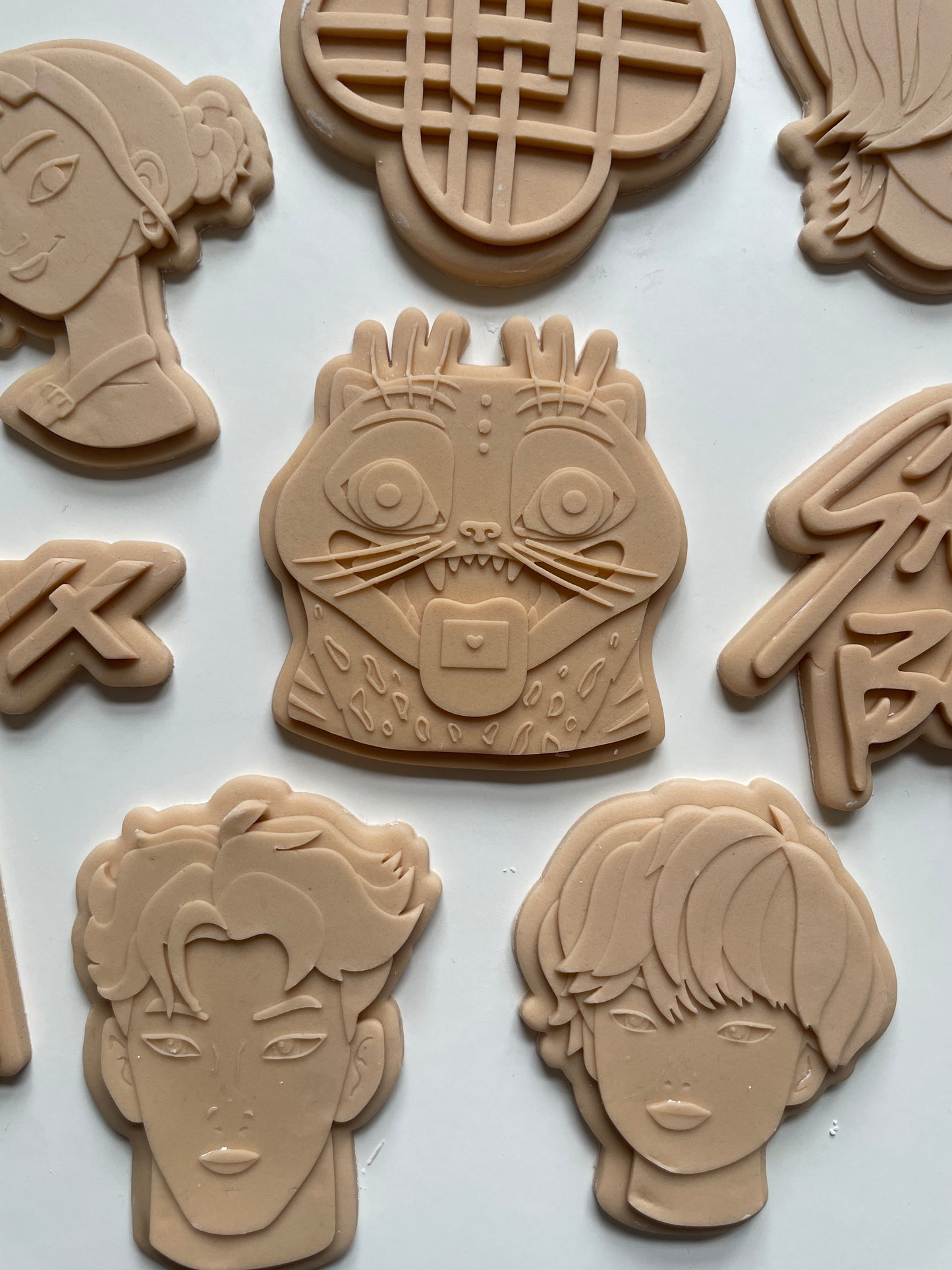 Kpop Derpy Tiger | Embosser / Debosser And Cutter Set