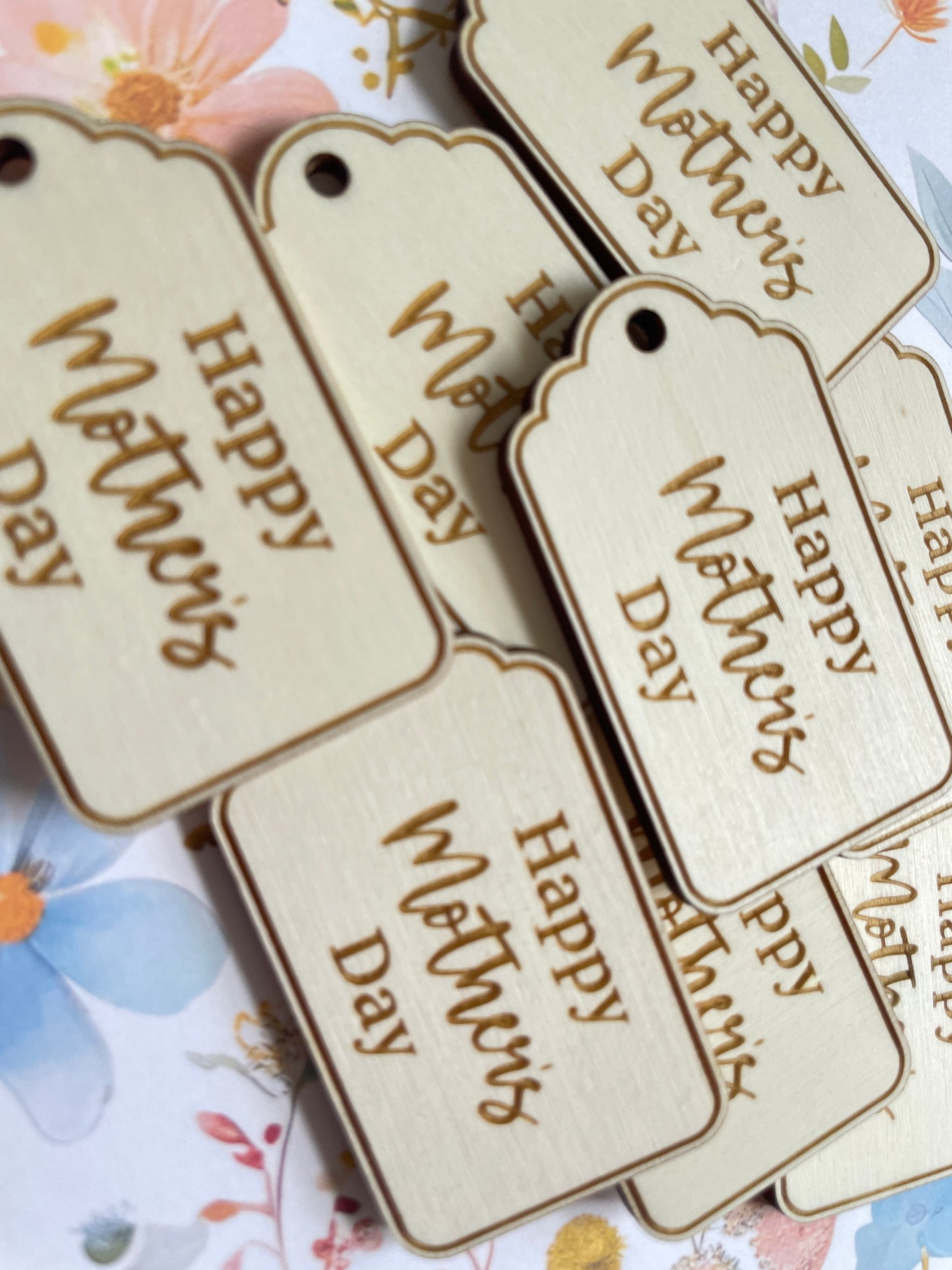 Mother’s Day gift tags. Cake tags.  Father’s Day. Wooden tags. Traditional tags. Present tags. Cupcake tags. Father’s Day gift ideas.
