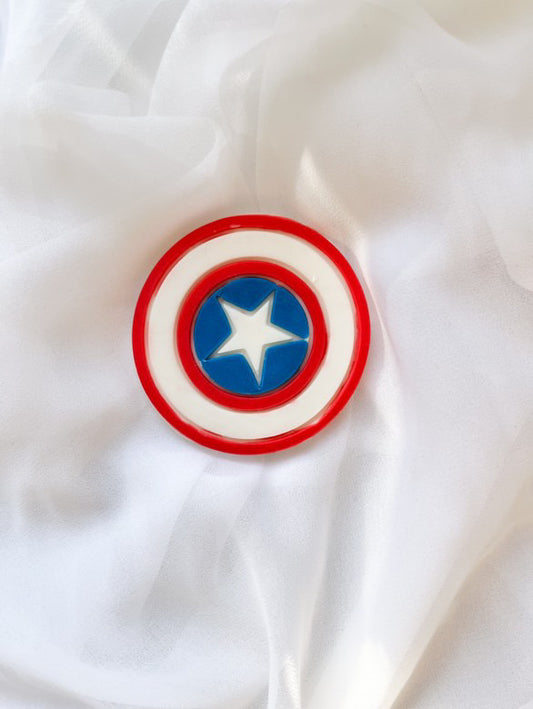 Captain America Shield. Acrylic Debosser And Cutter Set