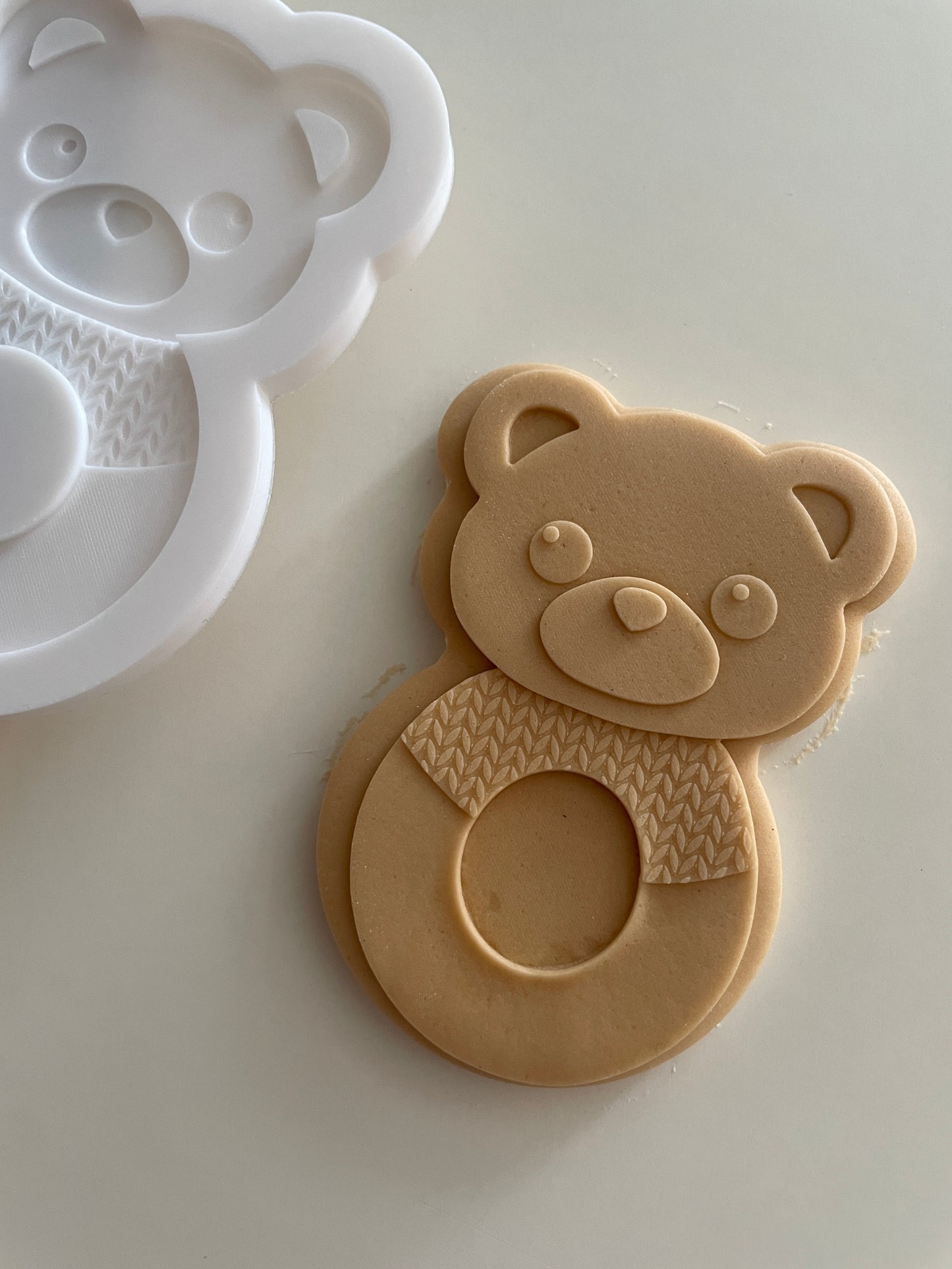 Teddy Bear Rattle | Embosser / Debosser And Cutter Set
