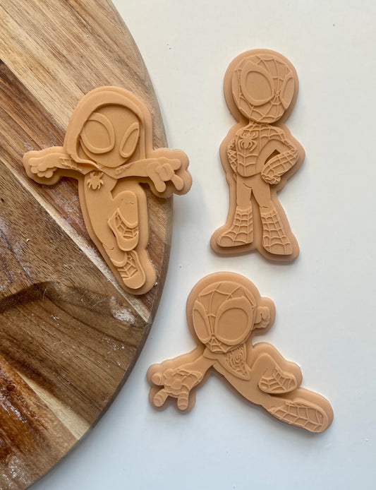 Spidey Friends | Debosser And Cutter Set.