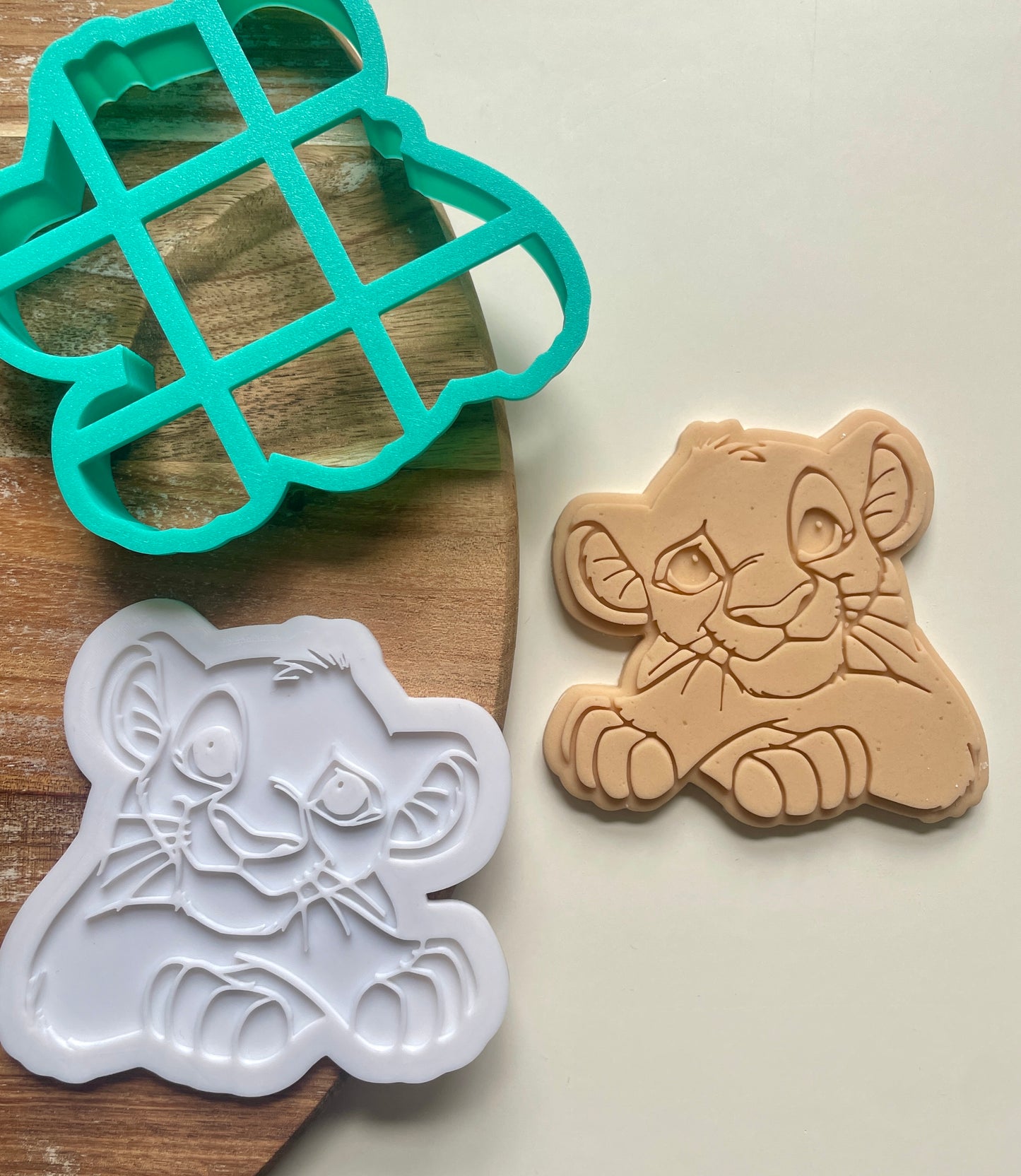 Cute Lion Cub | Stamp And Cutter Set