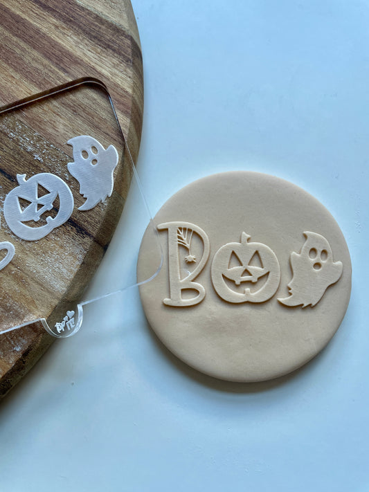 Halloween Boo | Debosser / Embosser And Cutter Set
