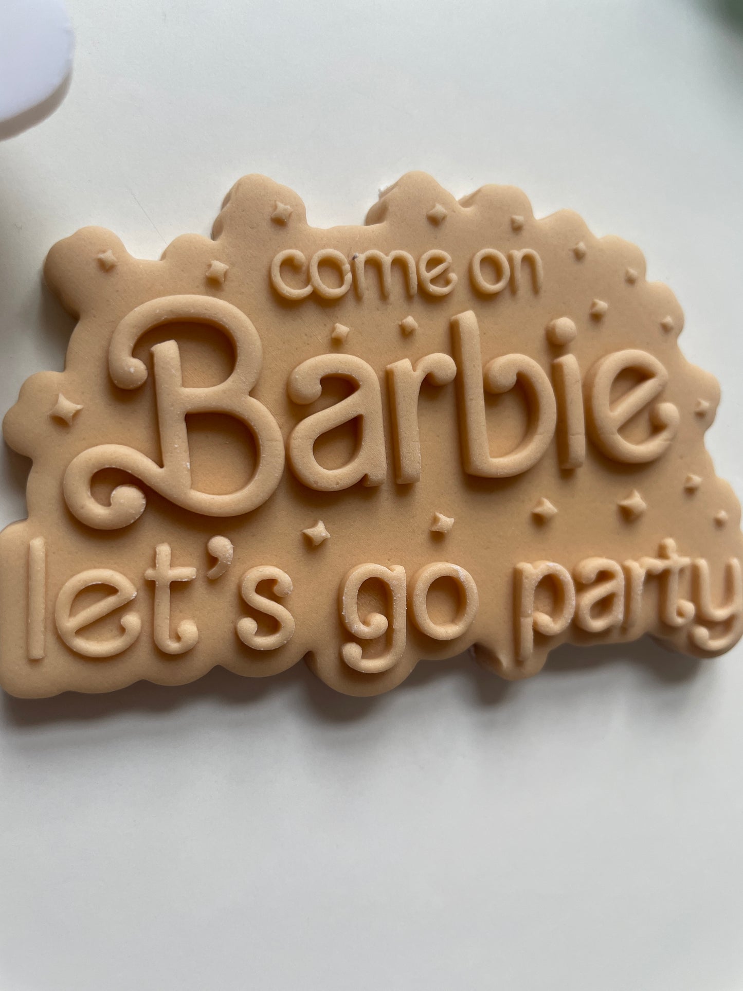 Barbie Let’s Go Party | Debosser And Cutter Set.