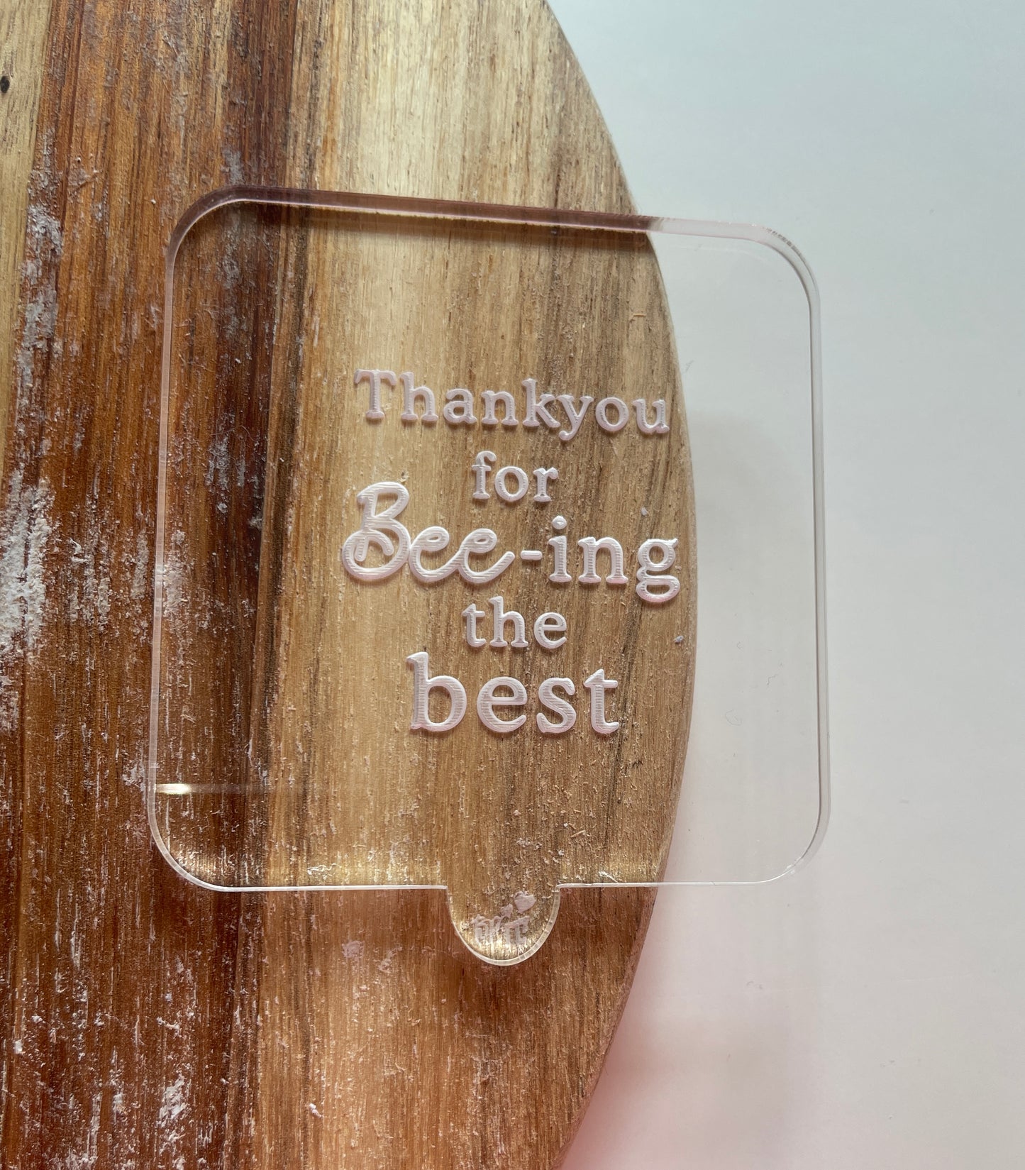 Bee Heart Trail | Acrylic Embosser / Debosser.