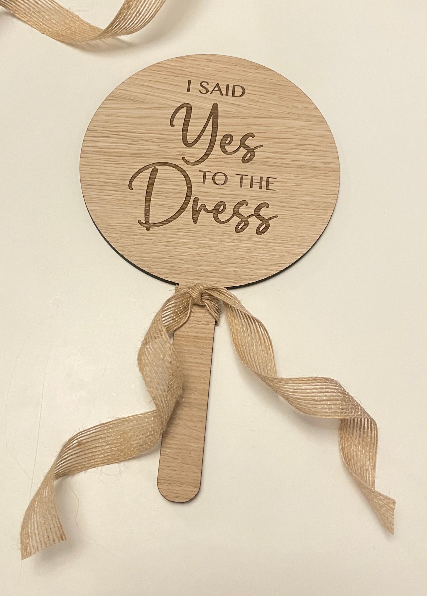 I Said Yes to the dress sign / paddle. Bridal shop sign. Rustic Wedding dress sign.