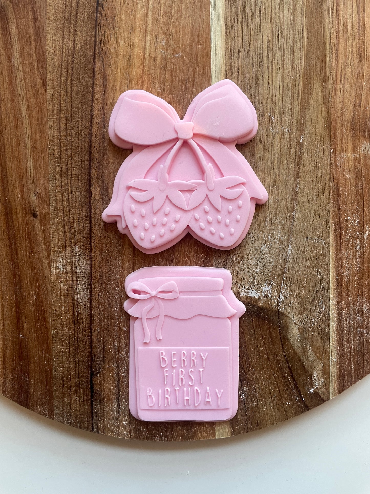Berry First Birthday Jam | Debosser And Cutter Set