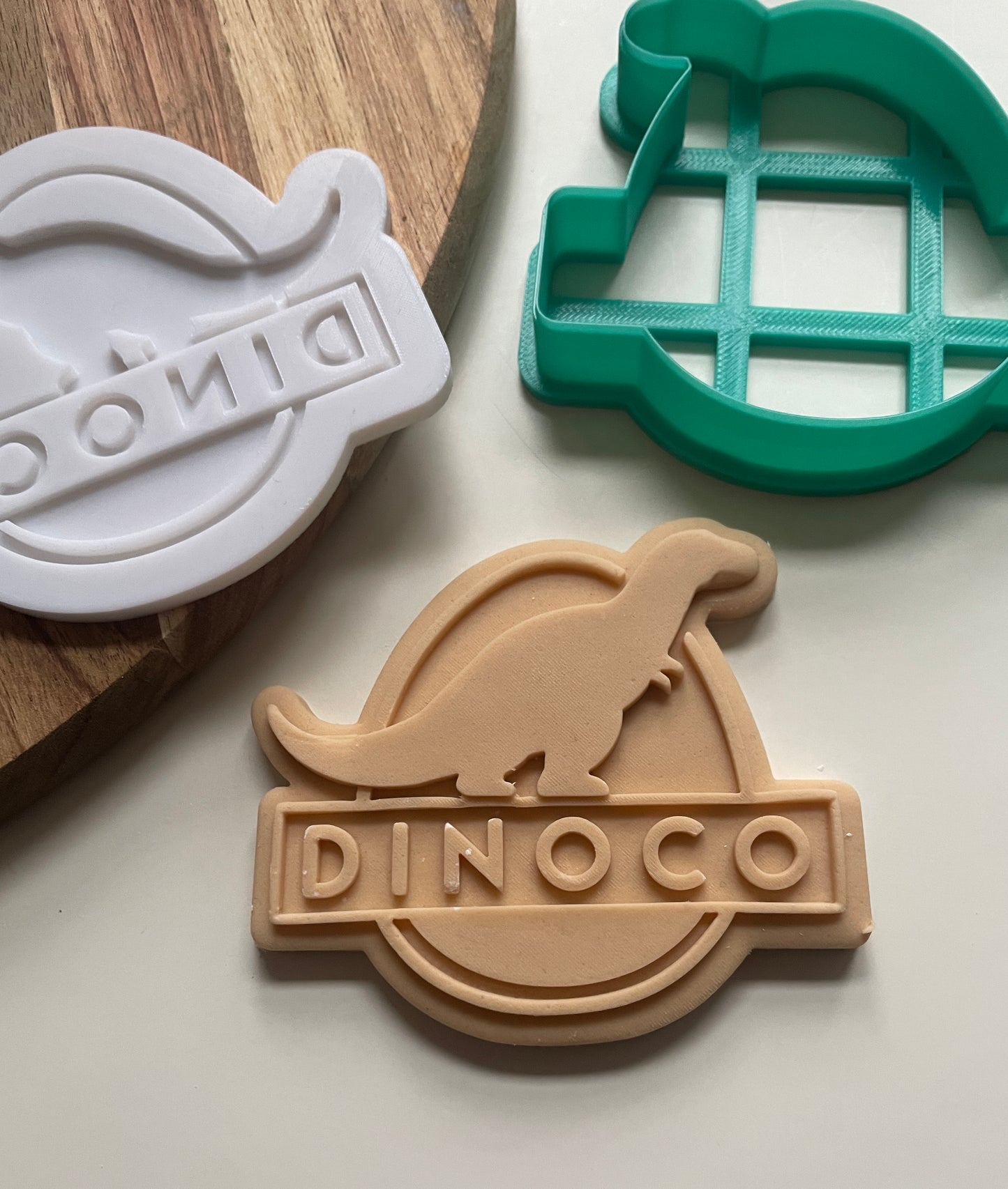 Dinoco Logo Cars Theme | Debosser / Embosser And Cutter Set