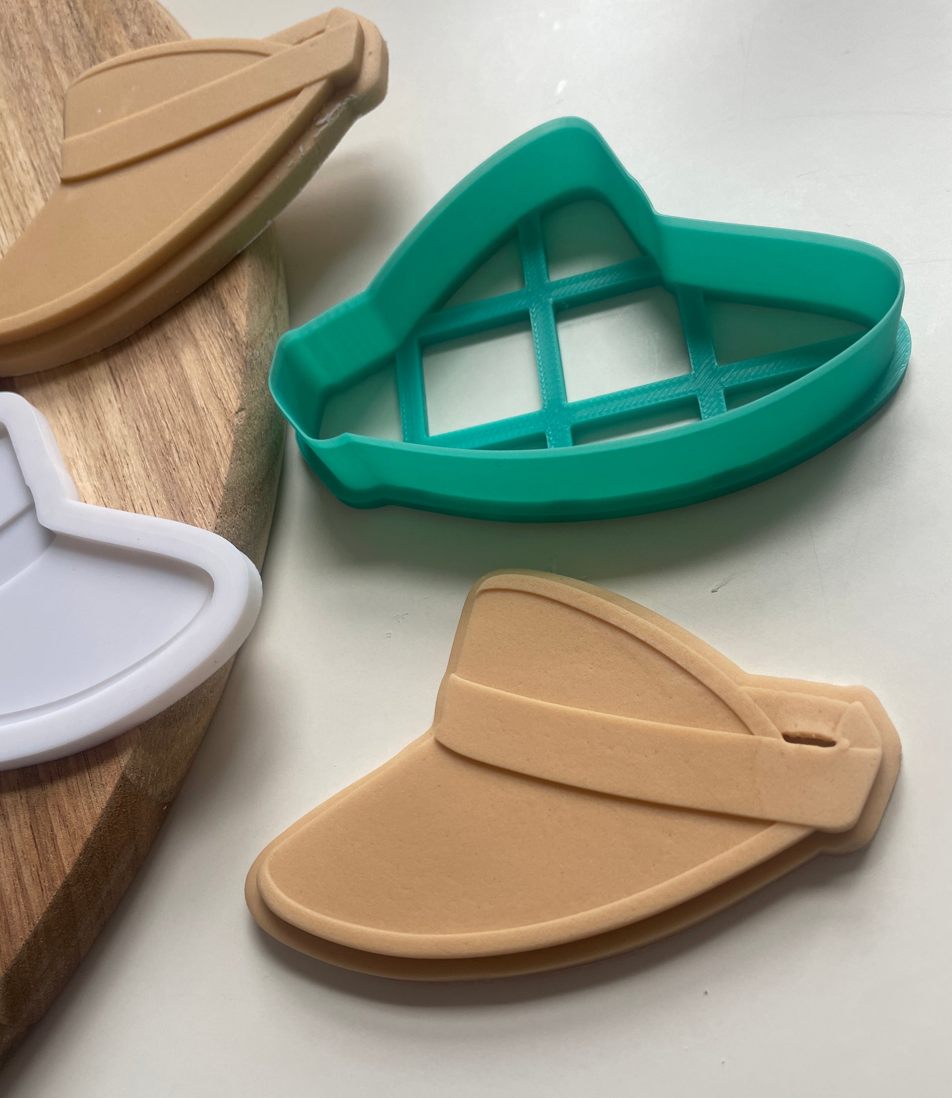 Sun visor beach hat debosser and cutter set