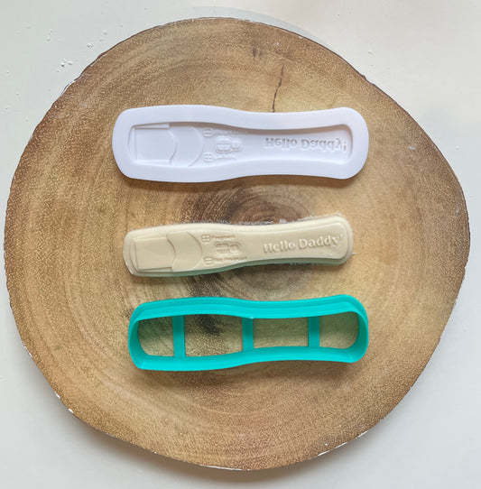 Pregnancy test Debosser and cutter 
For fondant and biscuits 