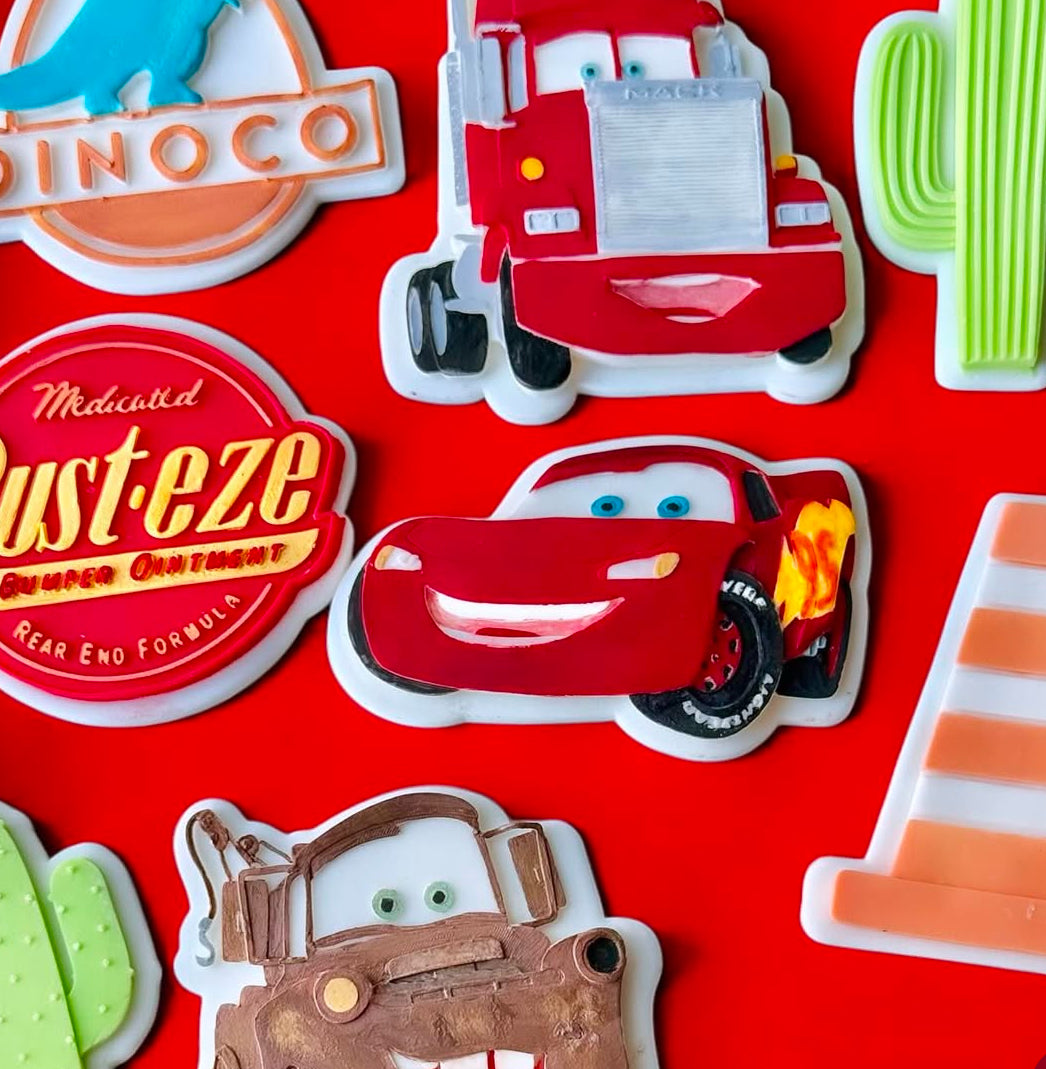 Lightning  Mcqueen Cars Theme | Debosser / Embosser And Cutter Set
