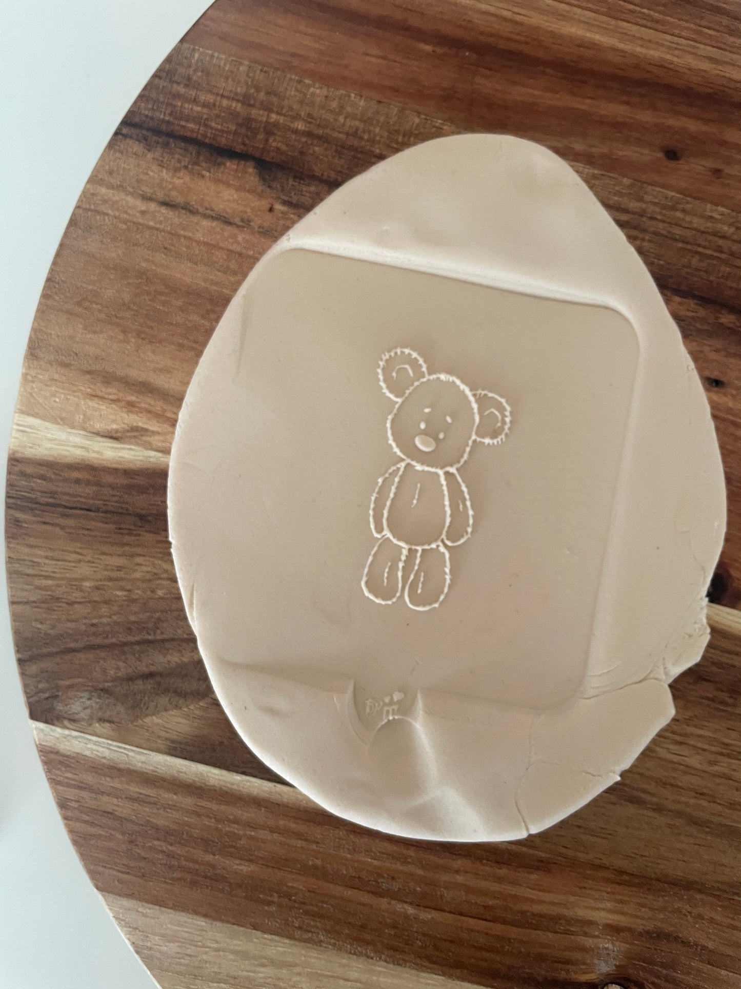 Cute Fluffy Teddy Bear | Debosser / Embosser