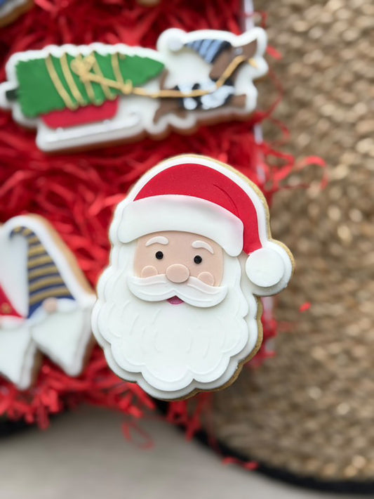 Santa Claus Face | Embosser / Debosser And Cutter Set