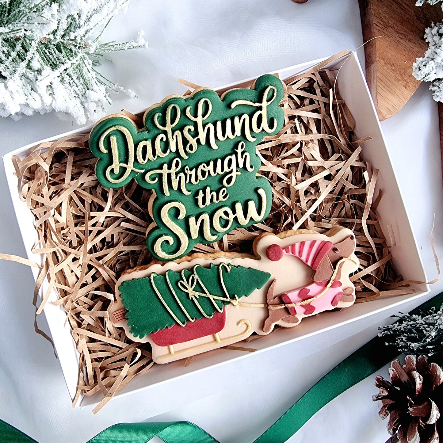 Dachshund Through The Snow  | Embosser / Debosser And Cutter Set (Copy)
