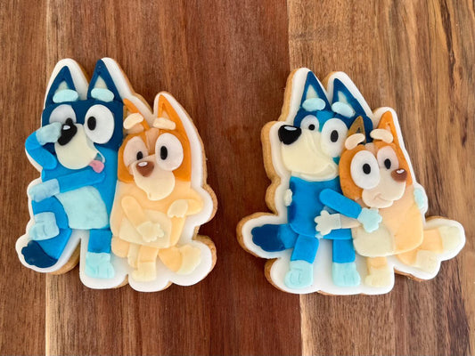 Bingo and Bluey Cuddling | Debosser / Embosser And Cutter Set