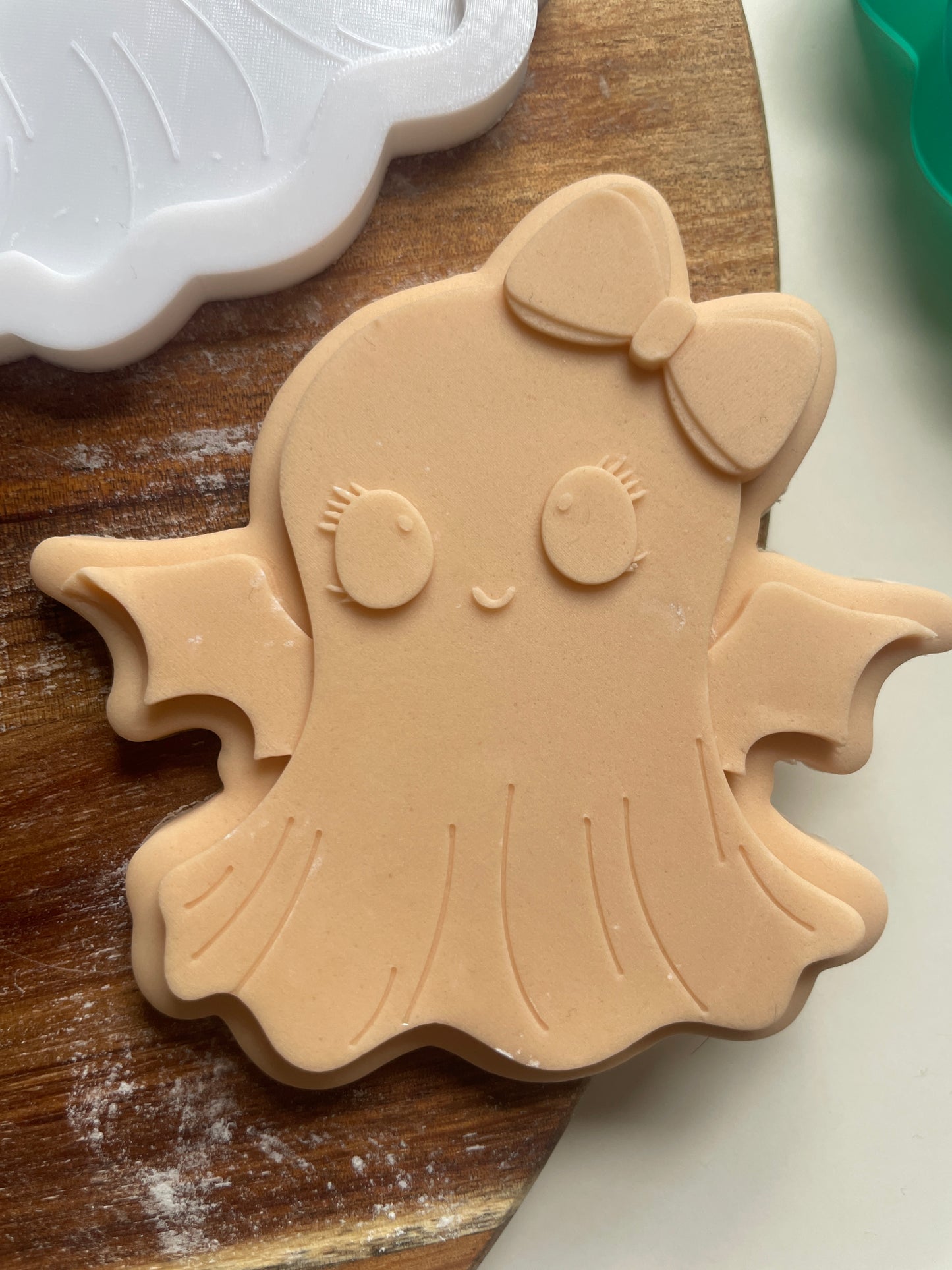 Cute Bat Ghost  | Embosser And Cutter STL File