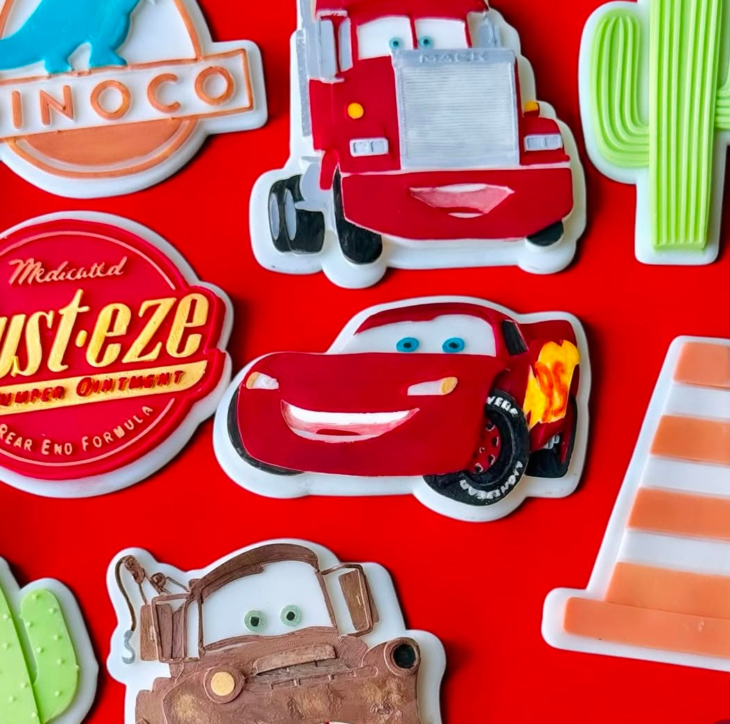 Lightning  Mcqueen Cars Theme | Debosser / Embosser And Cutter Set