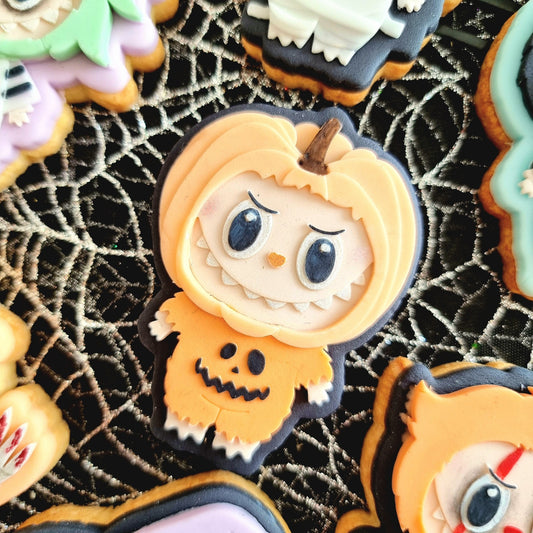 Pumpkin Labubu Monster | Debosser And Cutter Set