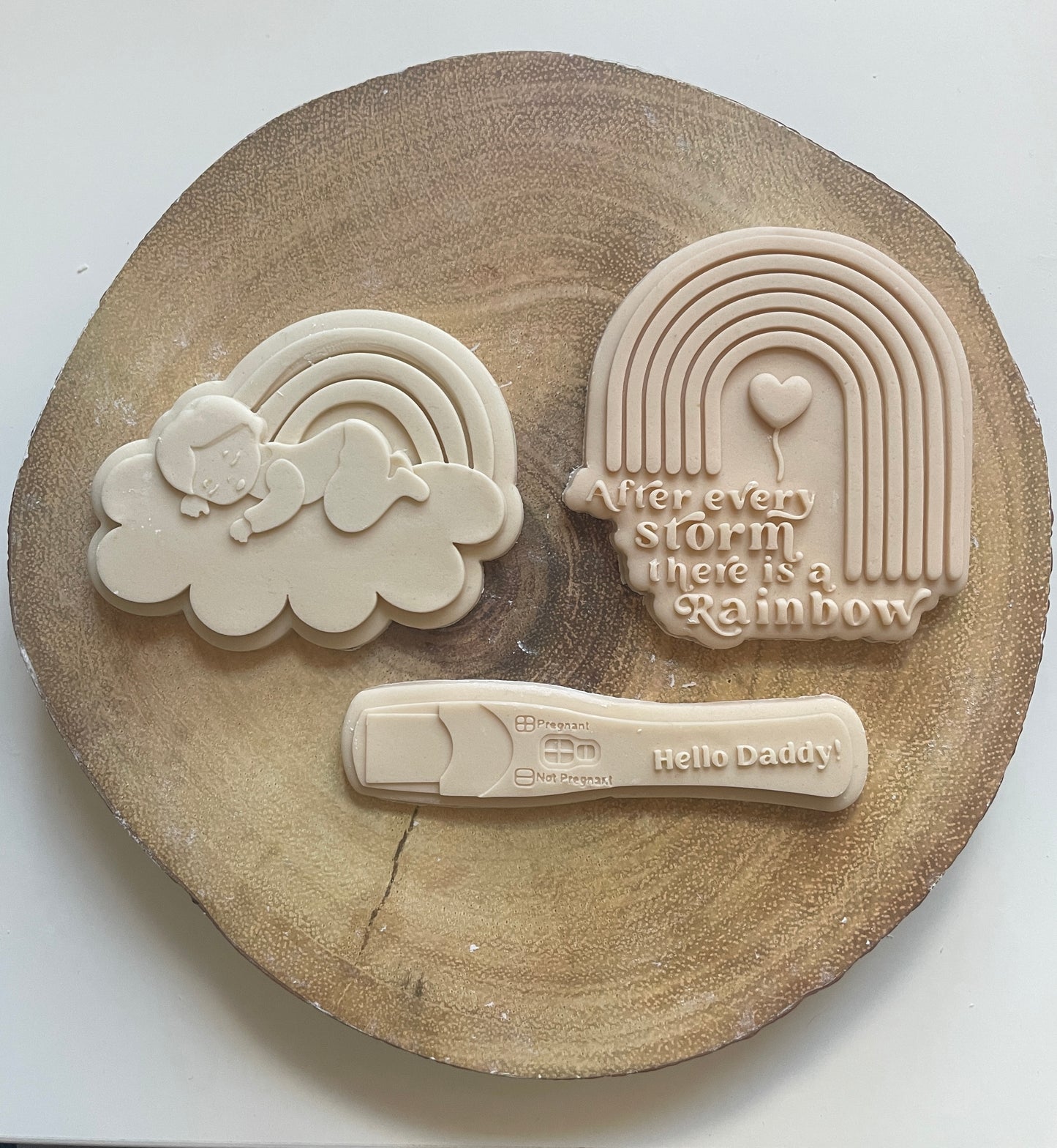 Baby Sleeping On A Cloud | Debosser / Embosser And Cutter Set. Cookie Cutter.