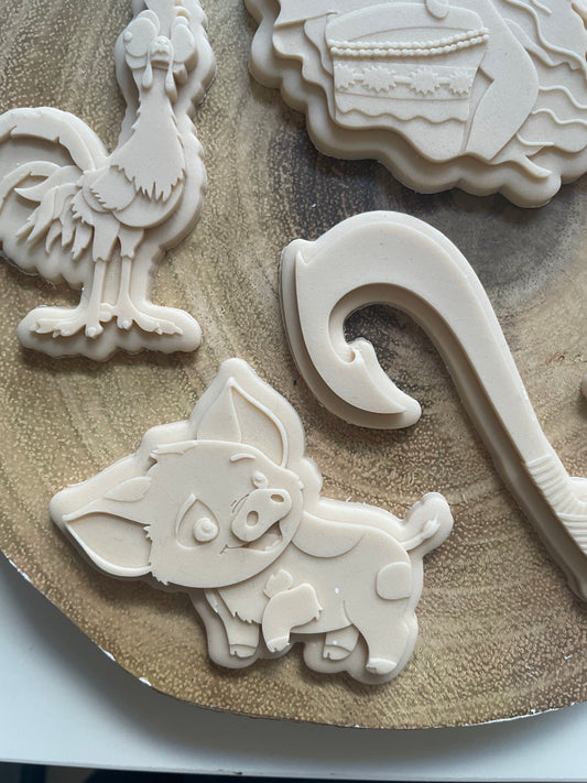 Pua Pig Moana Theme | Embosser/ Debosser And Cutter Set