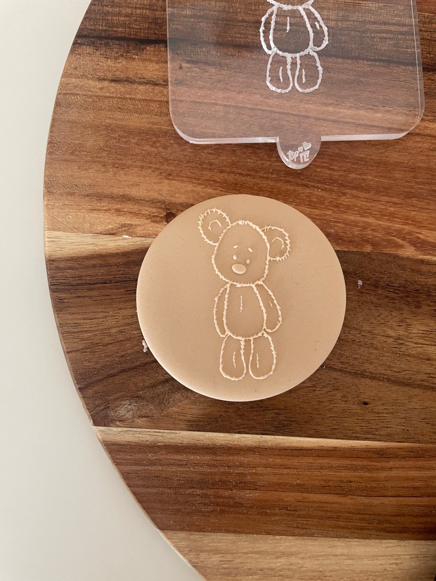 Cute Fluffy Teddy Bear | Debosser / Embosser