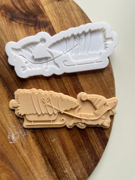 Dachshund Through The Snow | Embosser / Debosser And Cutter Set