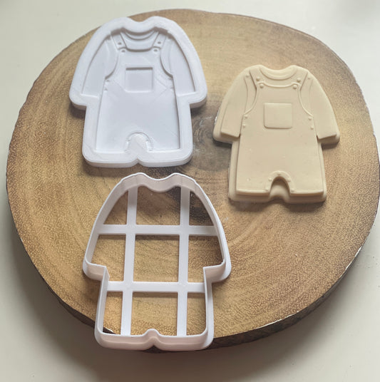 Baby Romper Outfit. Embosser / Debosser And Cutter Set