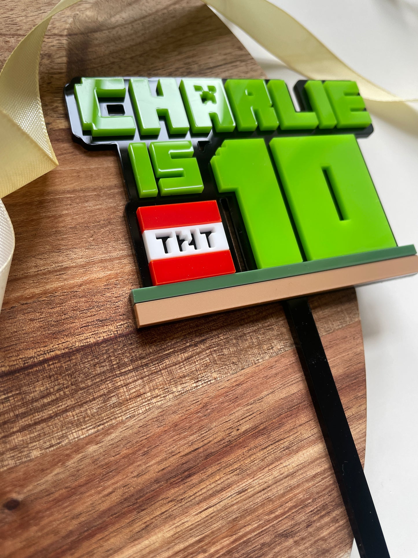 TNT cake topper 