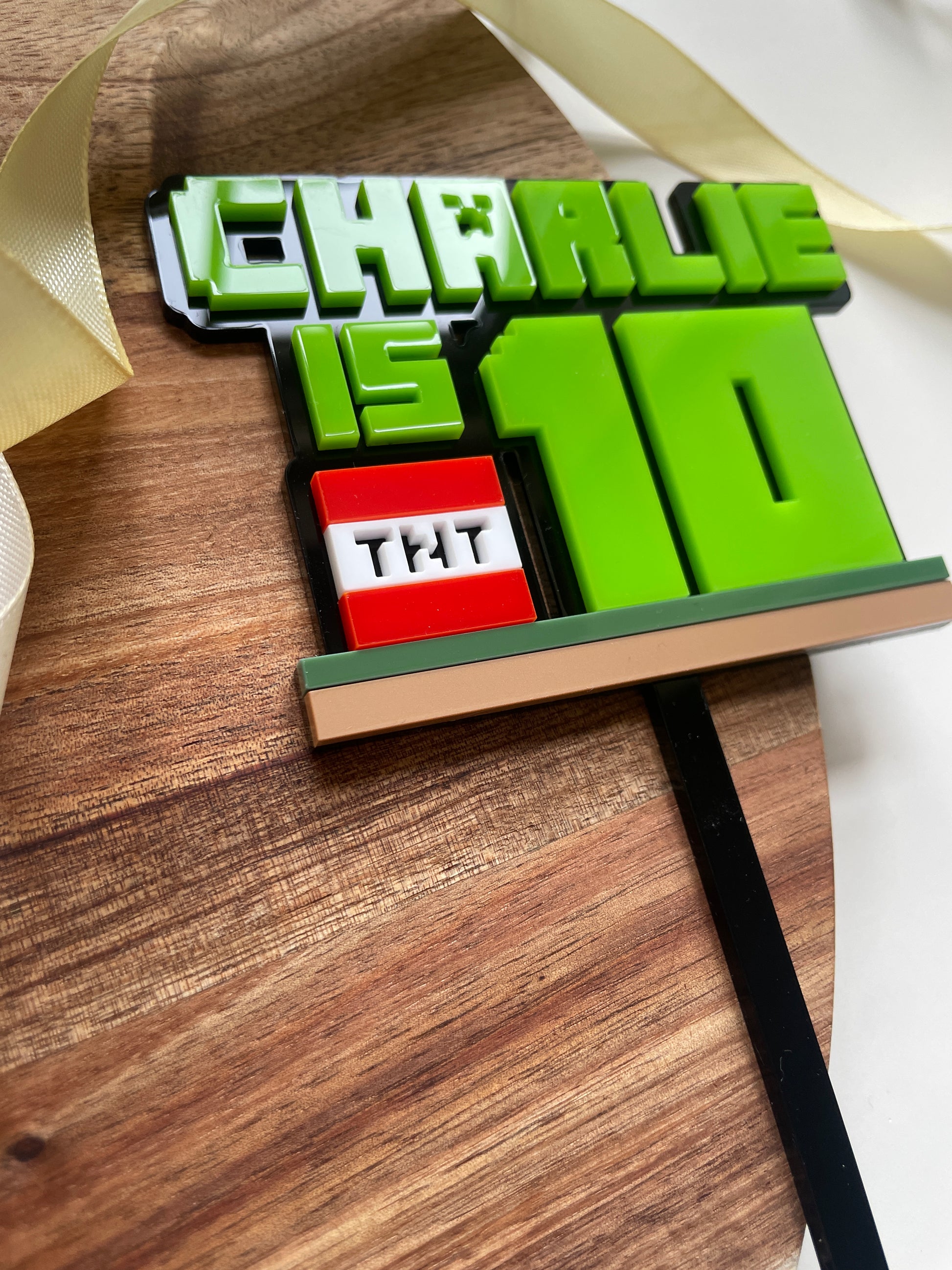 TNT cake topper 