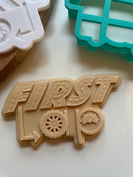 First Lap Around The Track | Debosser / Embosser And Cutter Set.