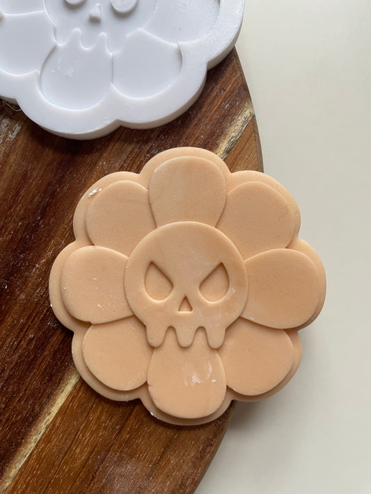 Skull Flower | Embosser / Debosser And Cutter Set