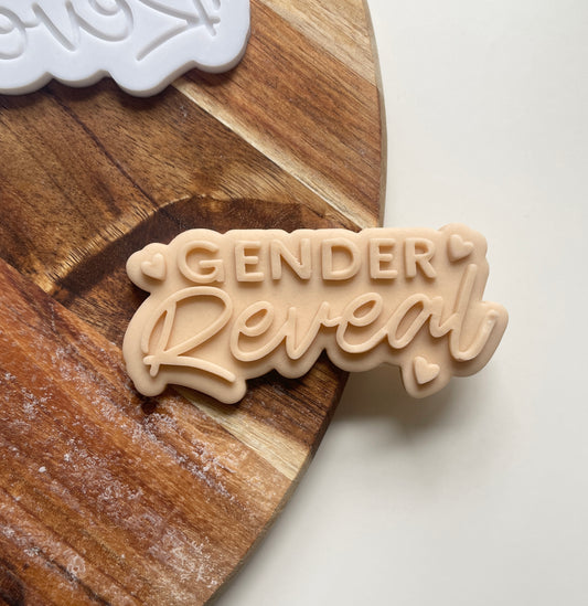 Gender Reveal with Hearts | Embosser / Debosser and Cutter Set