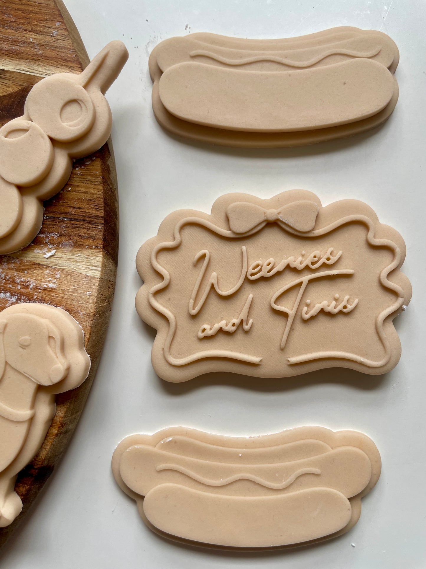 Weenies And Tinis | Debosser / Embosser And Cutter Set