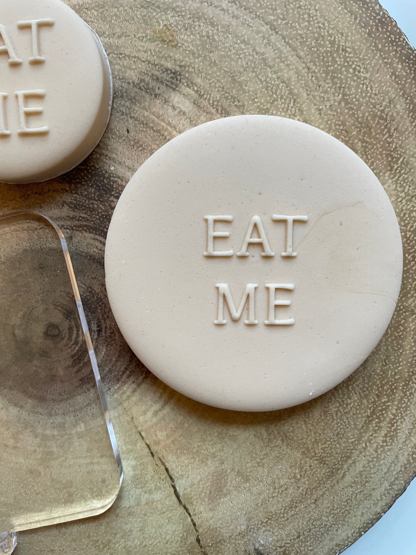 Eat Me | Embosser / Debosser. Acrylic.