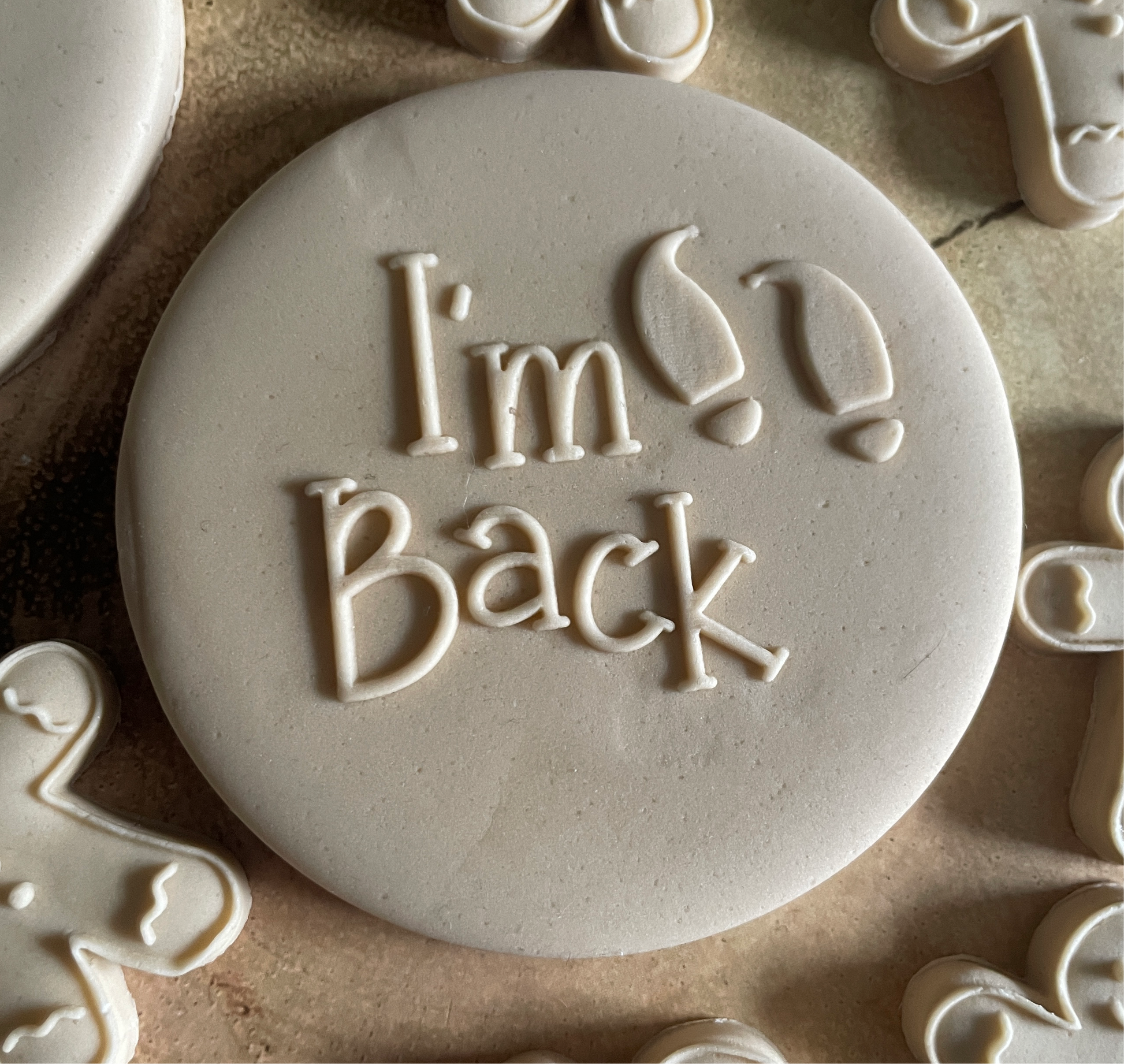 I’m back elf debosser for fondant 