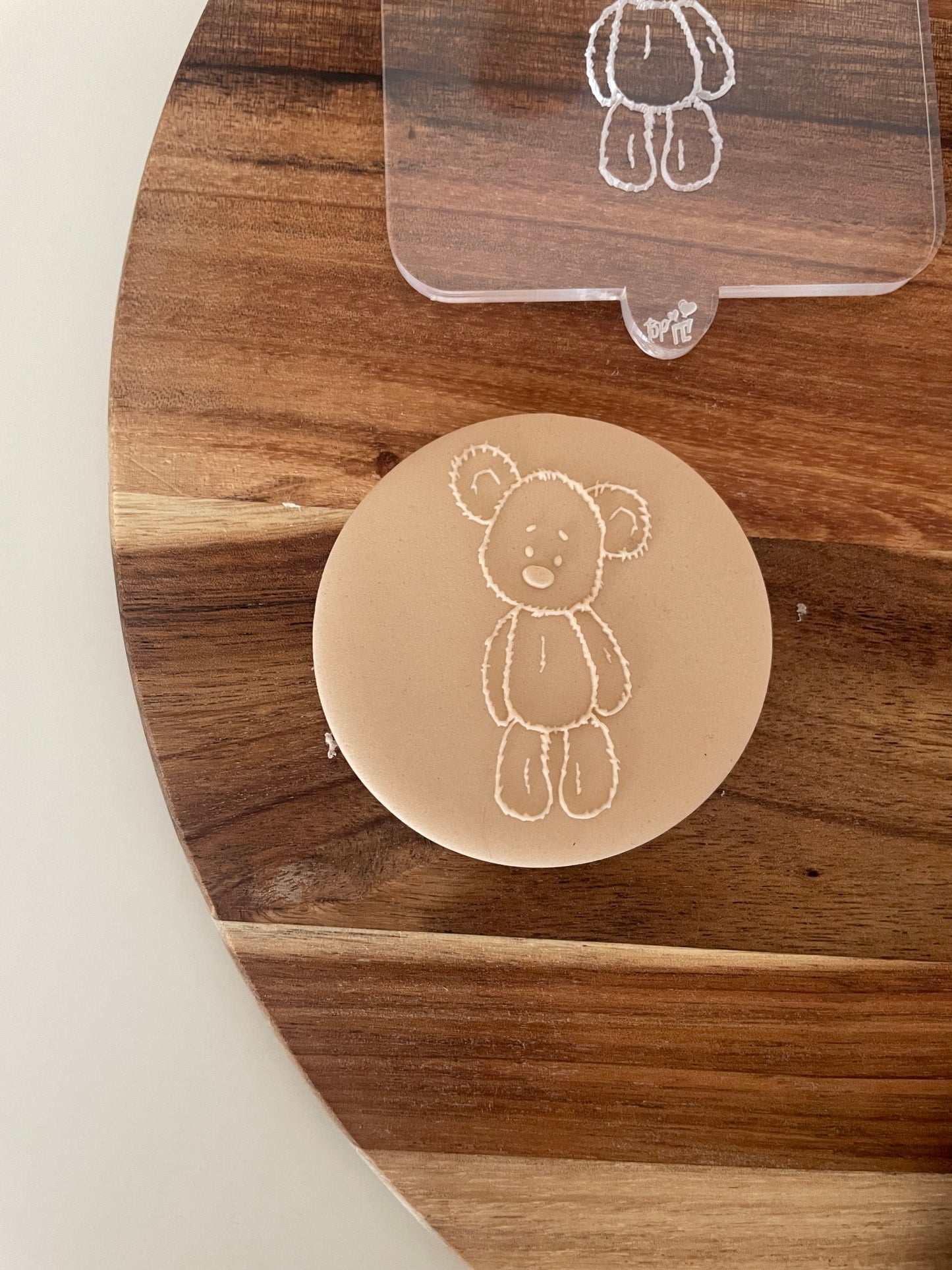 Cute Fluffy Teddy Bear | Debosser / Embosser