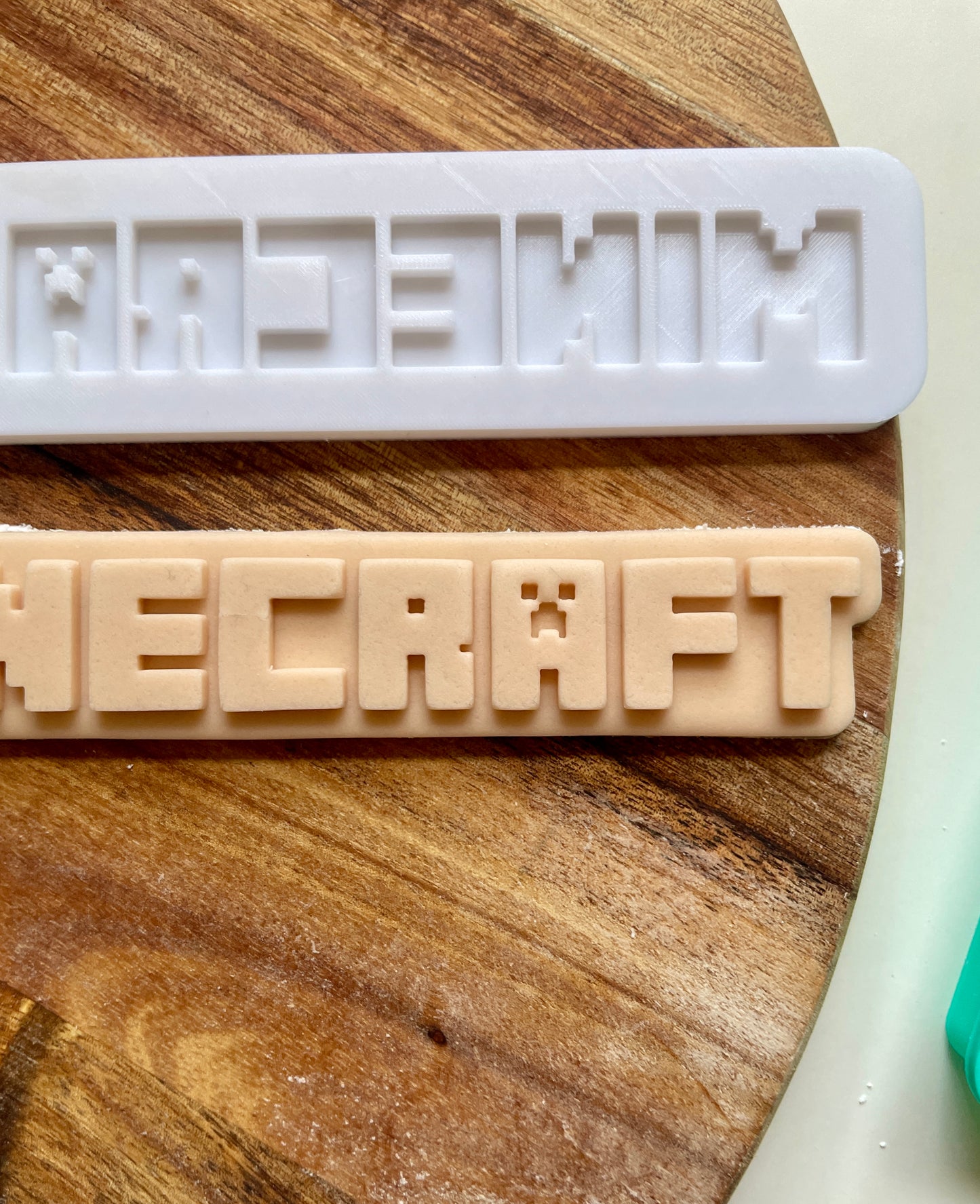 Name In Mine Craft Font | Embosser / Debosser And Cutter Set