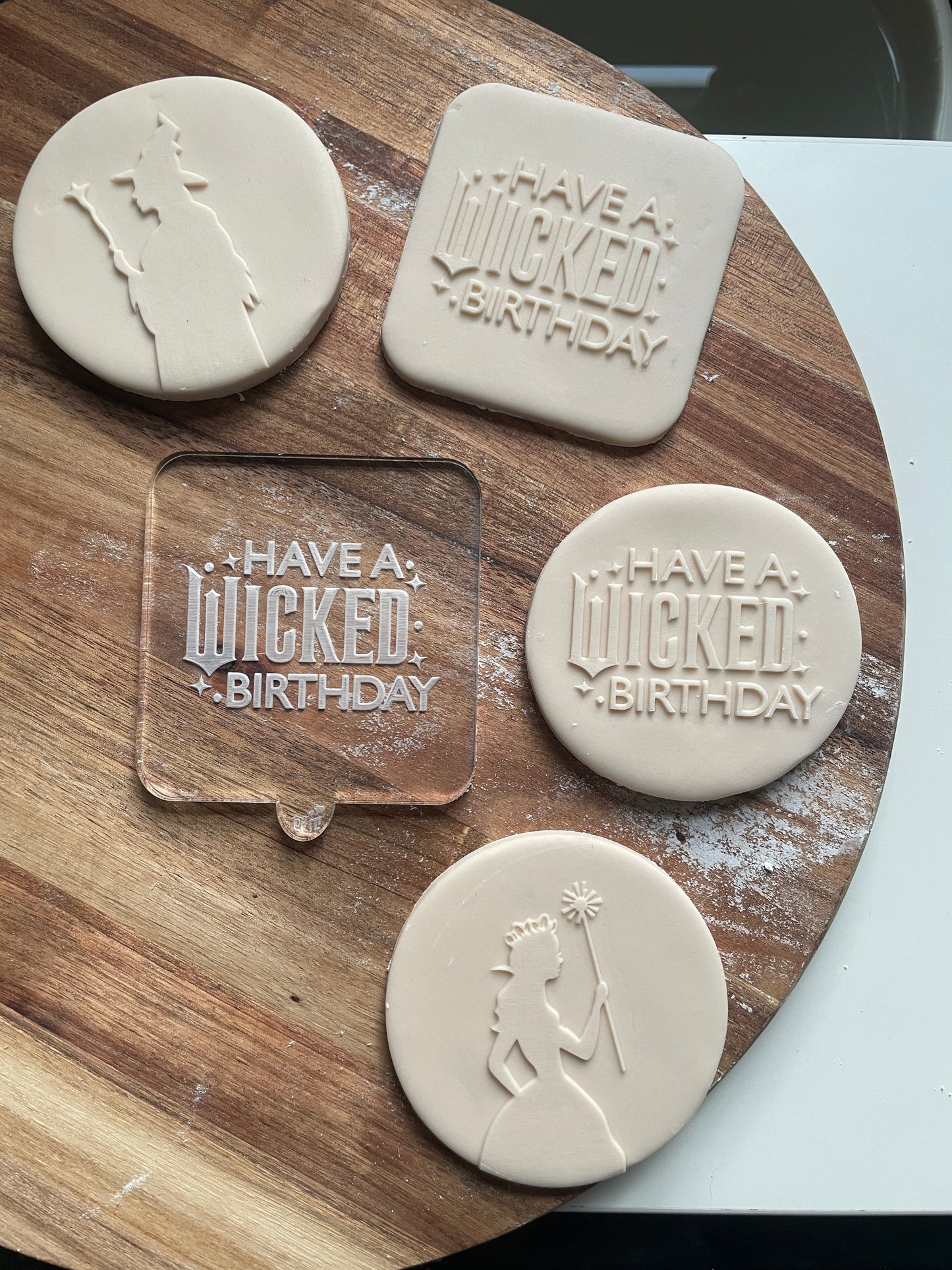 Have A Wicked Birthday | Embosser / Debosser. Acrylic Embosser
