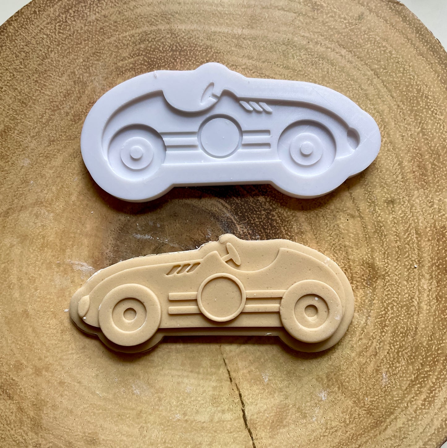 Classic Vintage Race Car  | Debosser / Embosser And Cutter Set