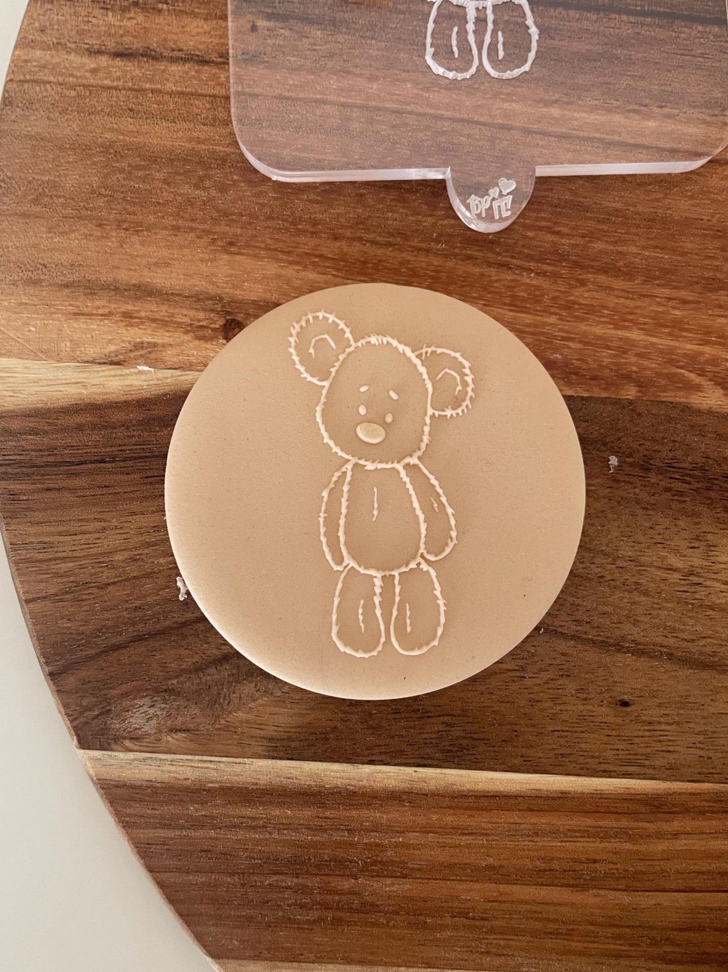 Cute Fluffy Teddy Bear | Debosser / Embosser