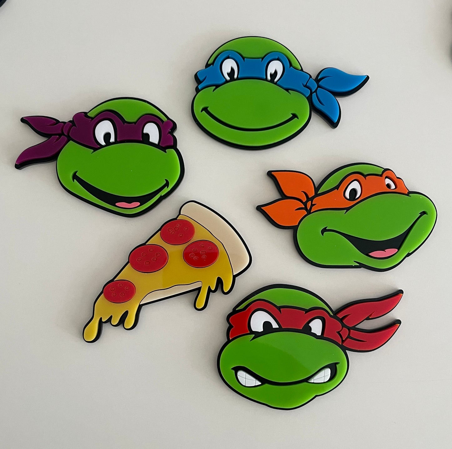 Ninja Turtle Theme Name And Age Charm | Acrylic Charm