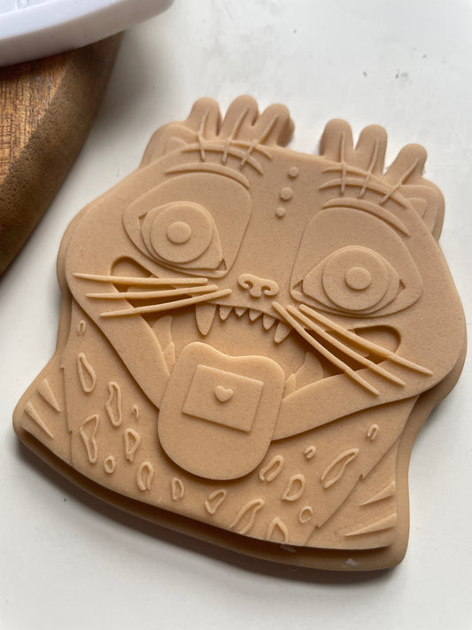 Kpop Derpy Tiger | Embosser / Debosser And Cutter Set