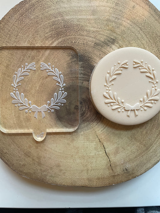 Mistletoe Christmas Embosser debosser 